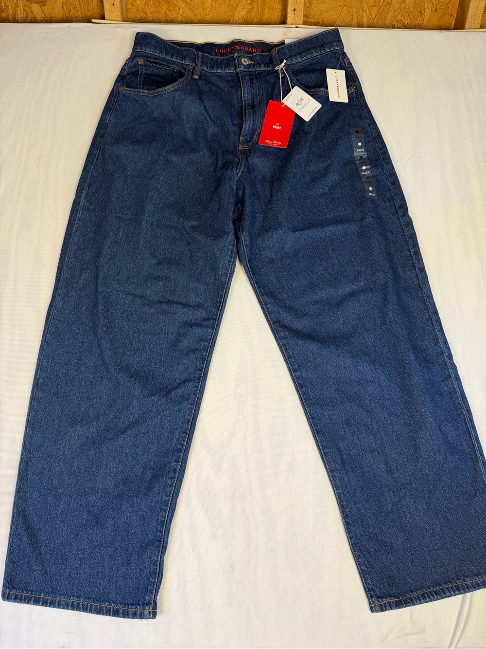 NWT Lucky Brand 90’s Inspired 281 Baggy Jeans Men’s Size: 34X32
